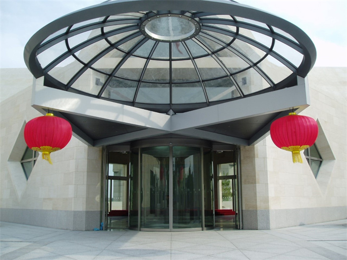 盖卓重叠门 联动玻璃自动门 二重叠 三重叠